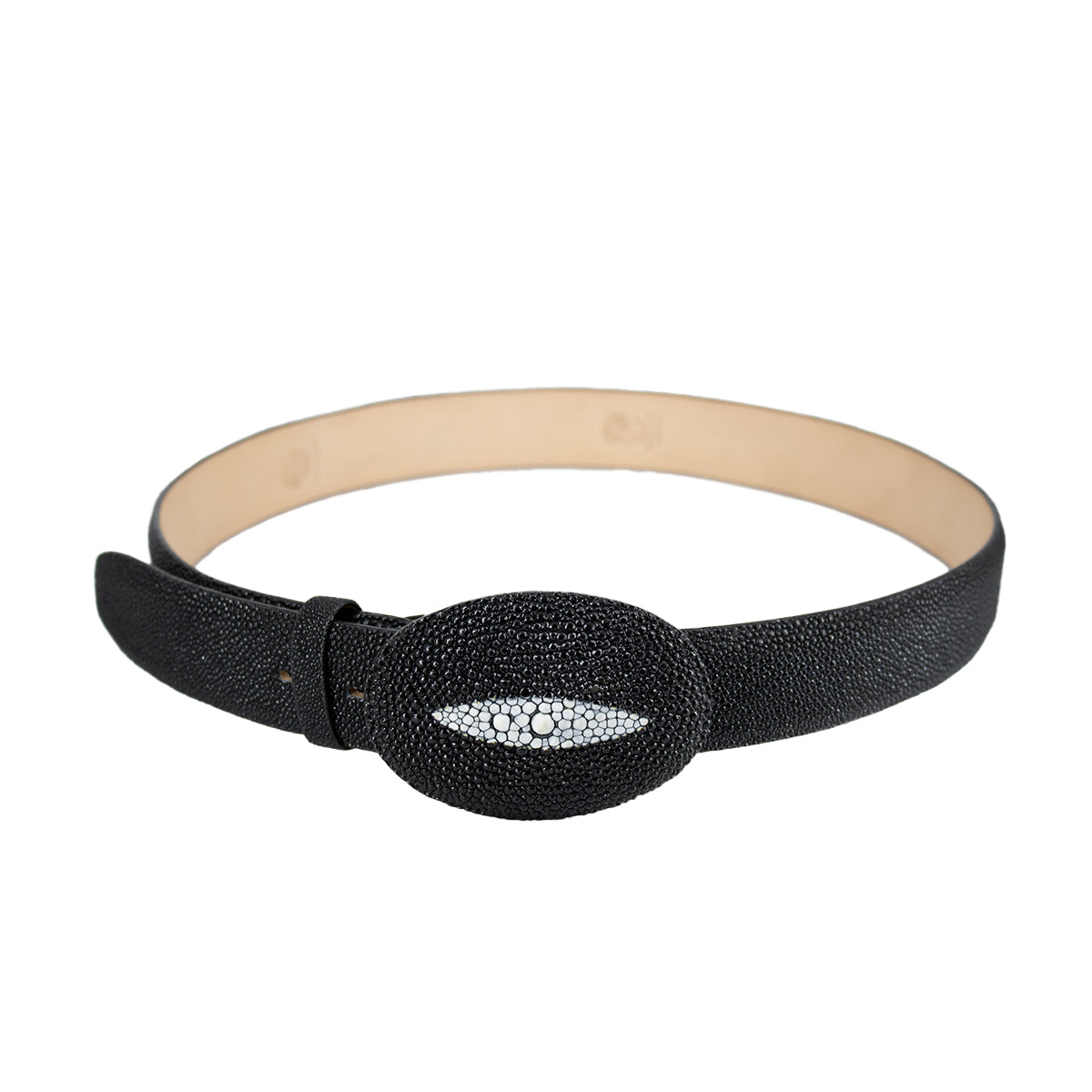 Cinturon Vaquero en Piel de Mantarraya Genuina